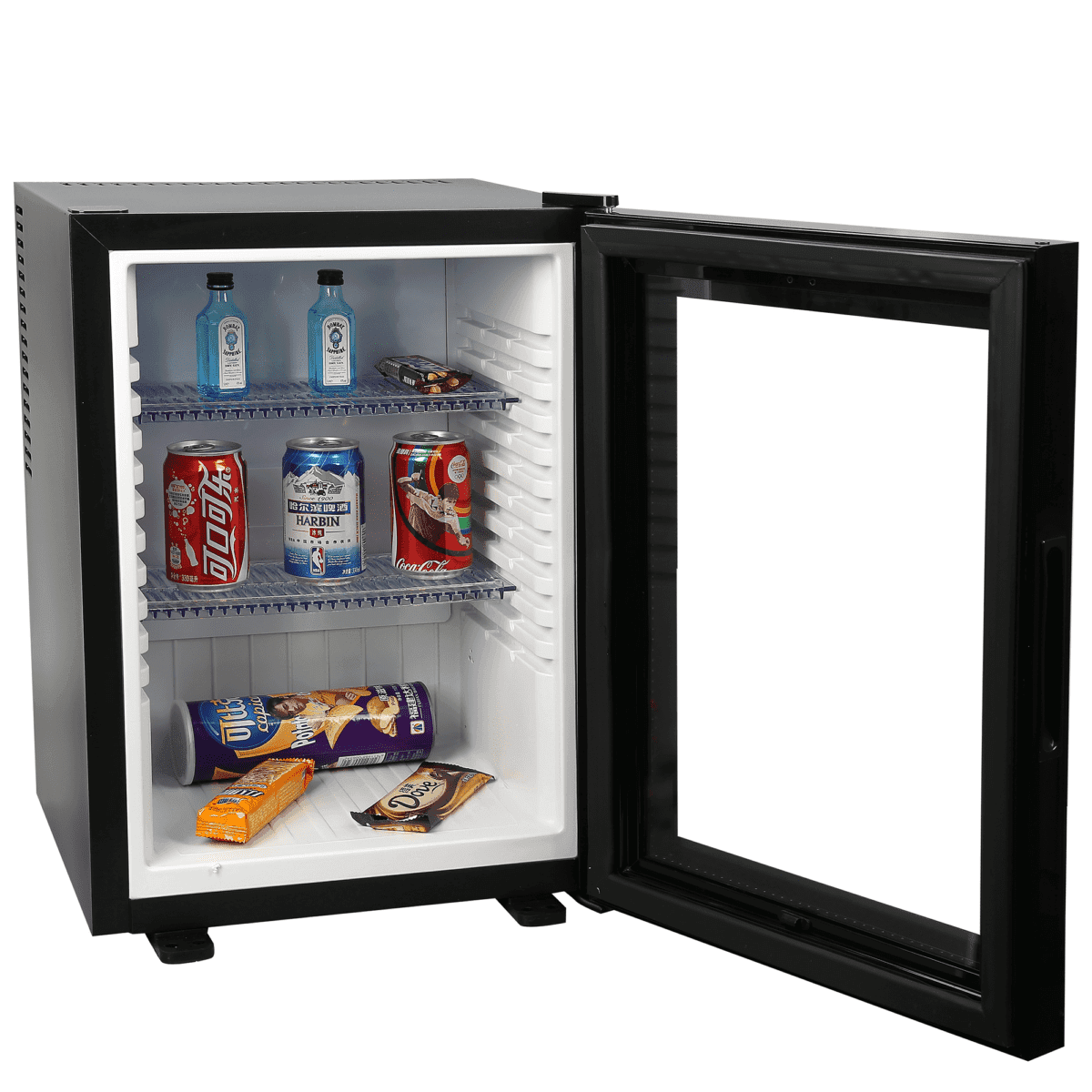 Minibar cu geam 40L silentios Termoelectric - imagine 4
