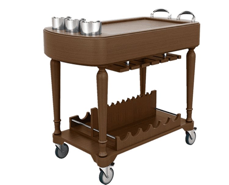 gheridon lemn servire vinuri ACC-208