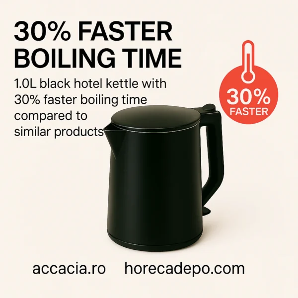 kettle hotel 1L Accacia Zen otel inoxidabil